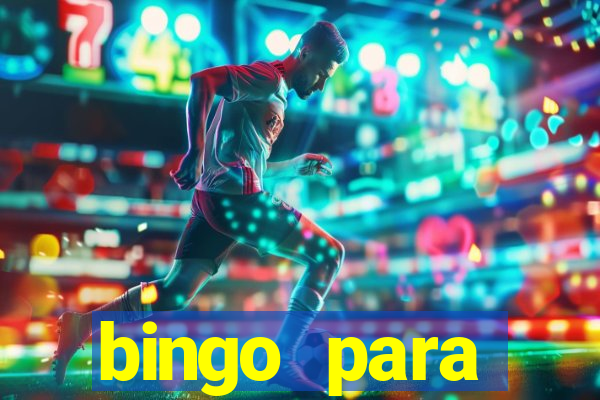 bingo para despedida de solteira para imprimir